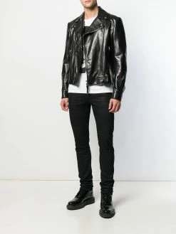 Alexander McQueen off-centre zipped jacket