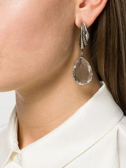 Alexander McQueen crystal pendant earrings