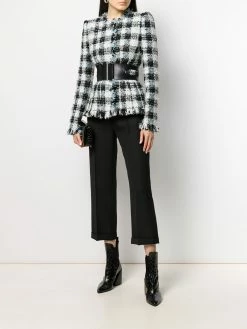 Alexander McQueen Bouclé fitted jacket