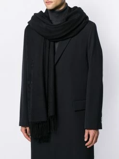 Alexander McQueen jacquard skull scarf