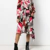 Alexander McQueen abstract print shirt dress