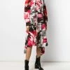Alexander McQueen abstract print shirt dress