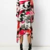 Alexander McQueen abstract print shirt dress