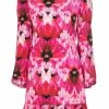 Alexander McQueen floral print ruffled dress