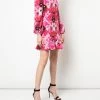 Alexander McQueen floral print ruffled dress