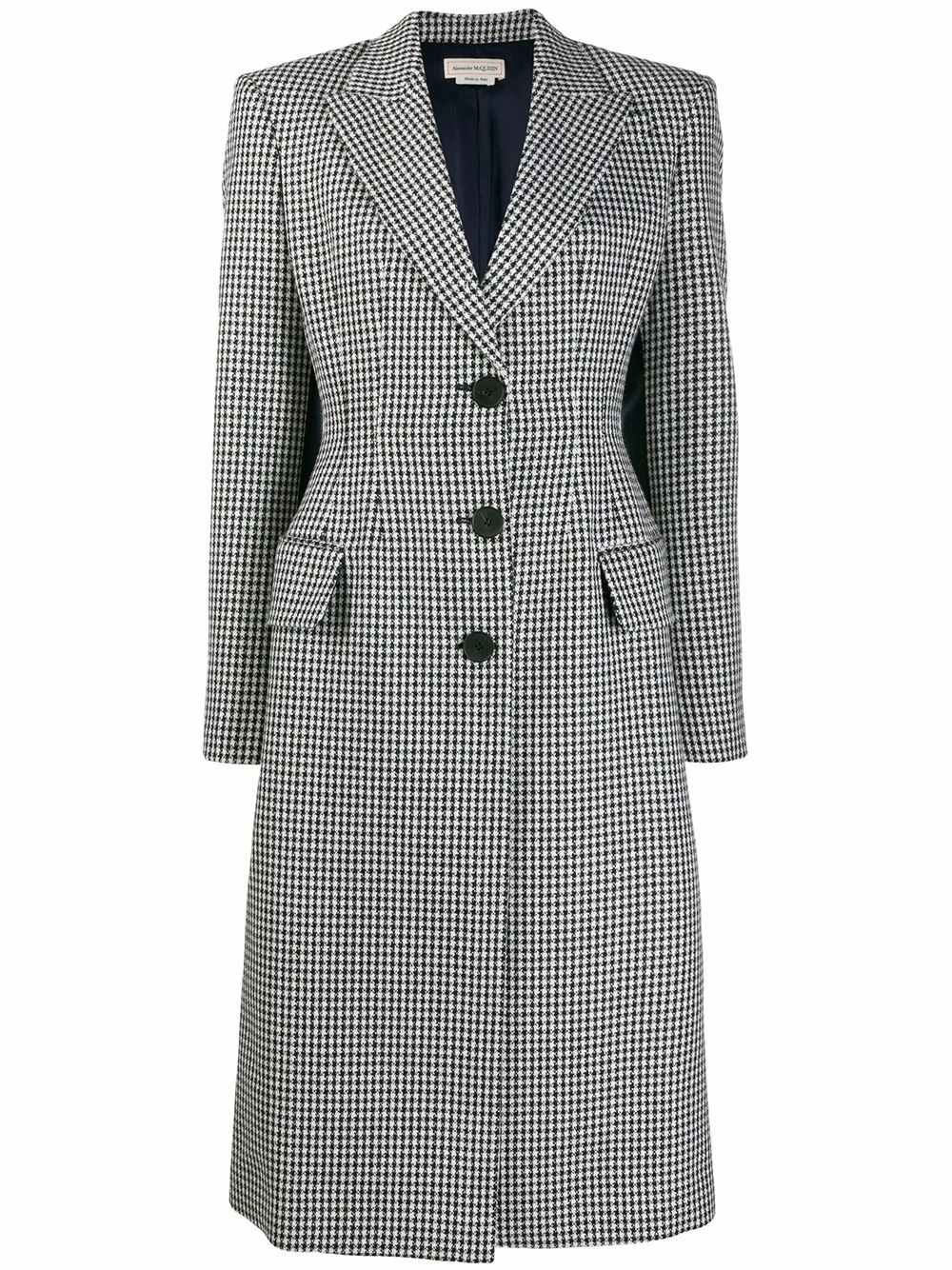 Alexander McQueen Pied de poule coat 1 Alexander McQueen pied-de-poule coat