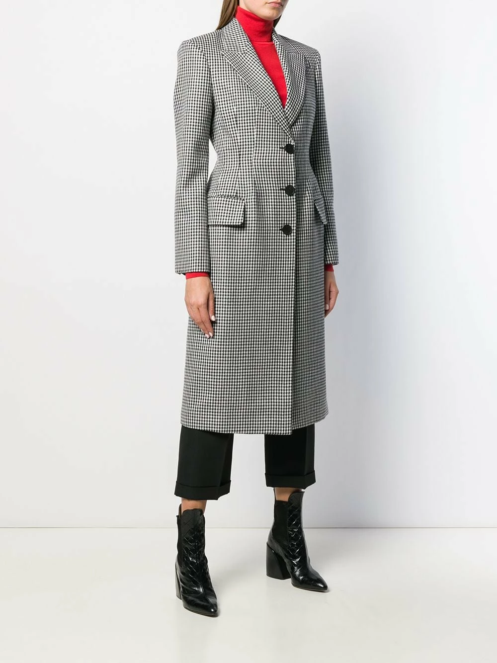 Alexander McQueen Pied de poule coat 3 Alexander McQueen pied-de-poule coat