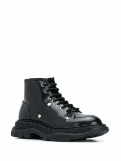 Alexander McQueen Tread lace-up boots