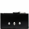 Alexander McQueen skull stud zipped pouch