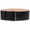 Alexander McQueen black leather waist belt