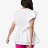 Alexander McQueen ruffle detail T-shirt