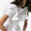 Alexander McQueen ruffle detail T-shirt