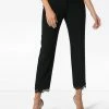 Alexander McQueen cropped lace-trimmed trousers