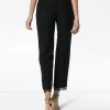 Alexander McQueen cropped lace-trimmed trousers
