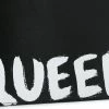 Alexander McQueen contrast logo print clutch