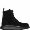 Alexander McQueen Hybrid lace-up ankle boots