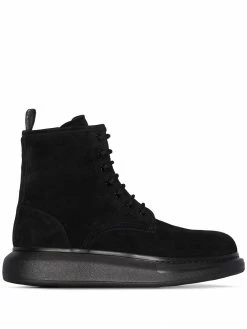 Alexander McQueen Hybrid lace-up ankle boots