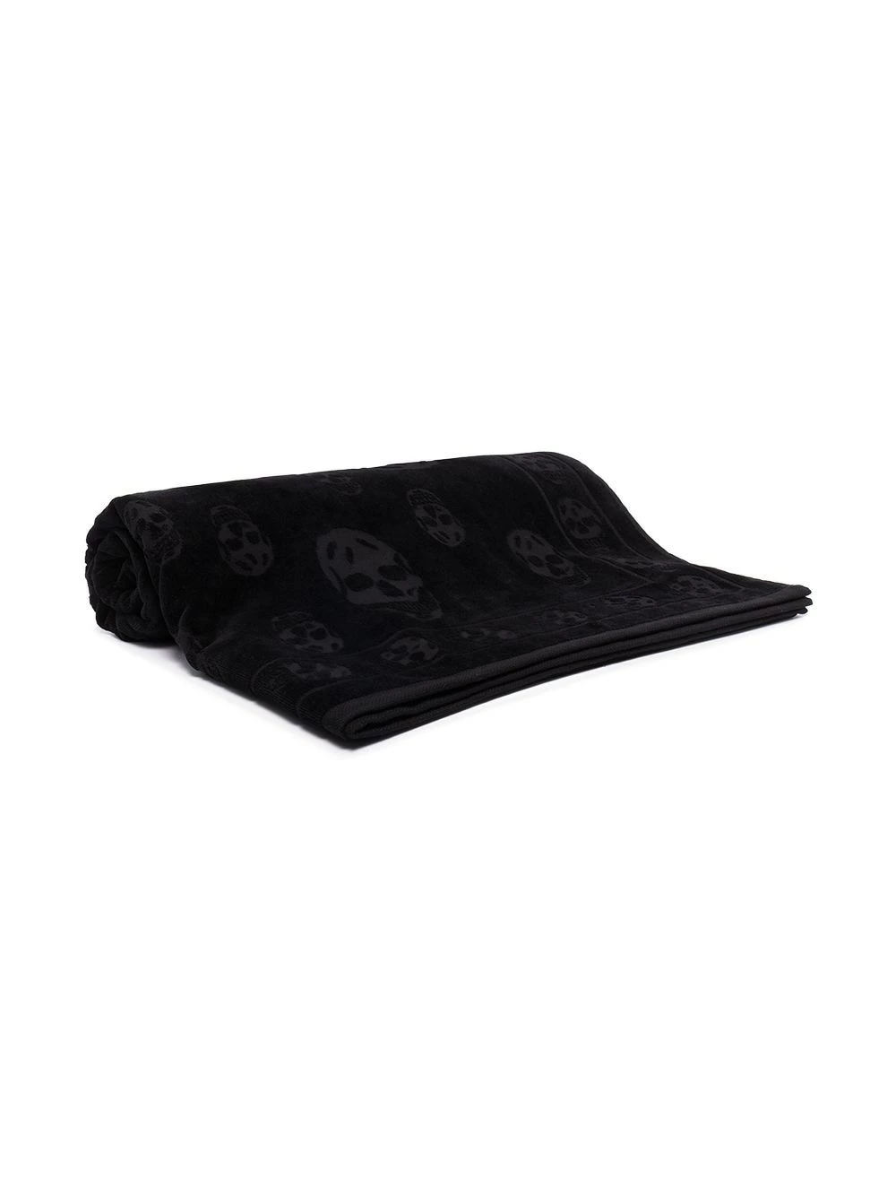 Alexander McQueen Flocked cotton beach towel 2 Alexander McQueen flocked cotton beach towel