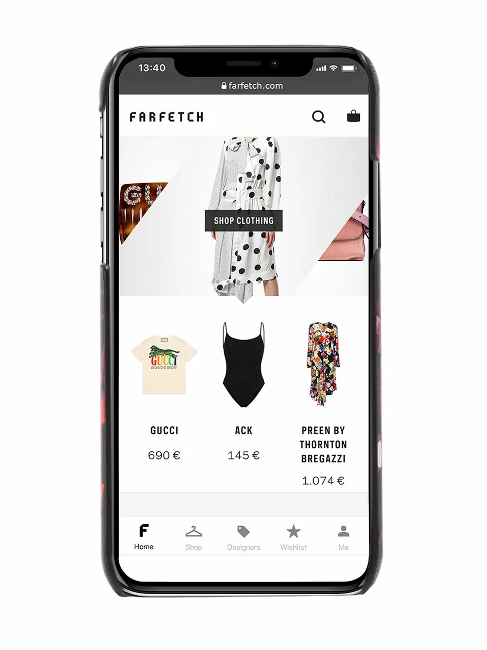 Alexander McQueen Rose print iPhone XS CSS leather case 2 Alexander McQueen rose-print iPhone XS CSS leather case