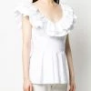Alexander McQueen ruffle peplum blouse