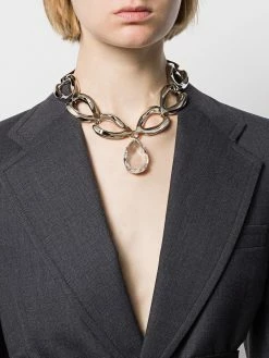 Alexander McQueen pendant link necklace