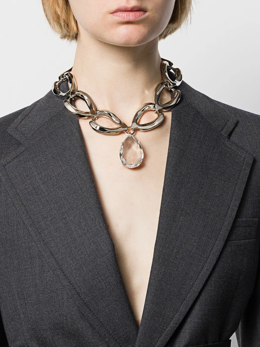 Alexander McQueen Pendant link necklace 2 Alexander McQueen pendant link necklace