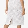 Alexander McQueen high-waist lace pencil skirt