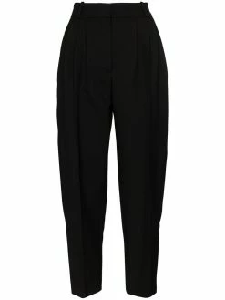 Alexander McQueen tapered pleated trousers