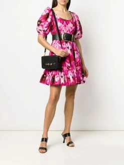 Alexander McQueen abstract floral print dress