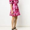 Alexander McQueen abstract floral print dress