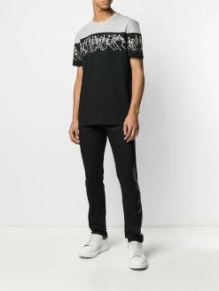 Alexander McQueen side tape straight jeans