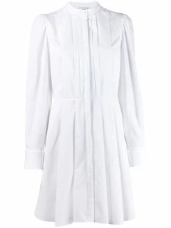 Alexander McQueen pleated shirt dress