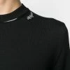 Alexander McQueen logo patch knitted jumper