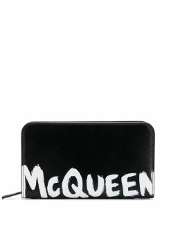 Alexander McQueen logo wallet