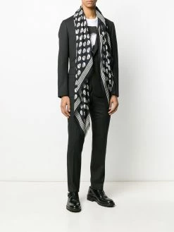 Alexander McQueen skull-print scarf