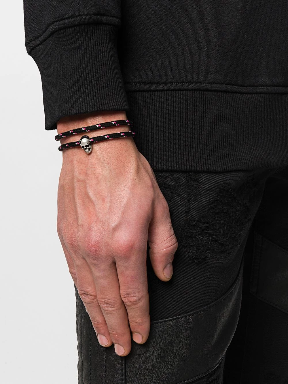 Alexander McQueen Skull Friendship bracelet 2 Alexander McQueen Skull Friendship bracelet