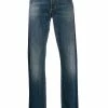 Alexander McQueen side tape straight-leg jeans