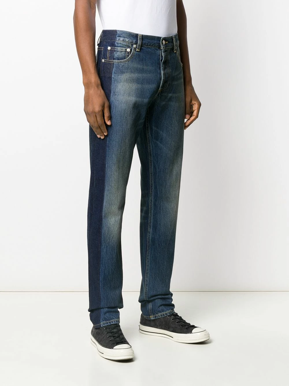 Alexander McQueen Side tape straight leg jeans 3 Alexander McQueen side tape straight-leg jeans