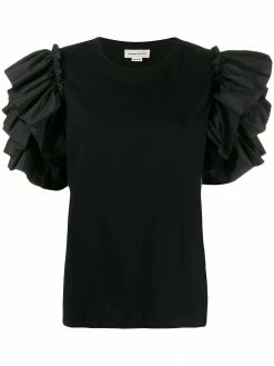 Alexander McQueen ruffled sleeve top