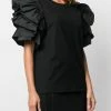 Alexander McQueen ruffled sleeve top