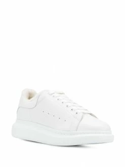 Alexander McQueen Oversized shearling-trimmed sneakers