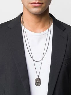 Alexander McQueen skull charm necklace