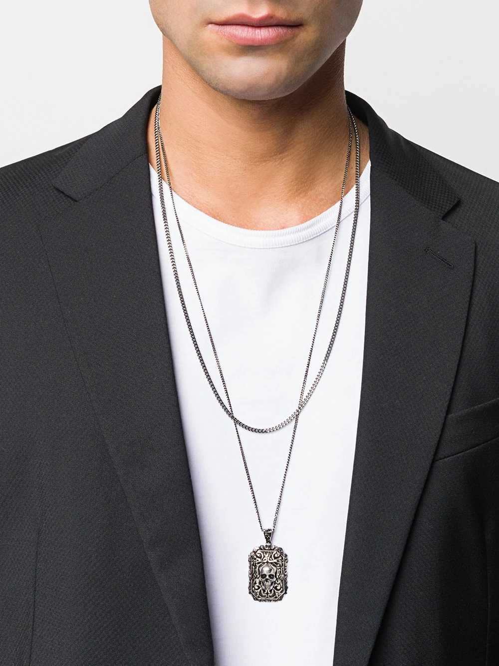 Alexander McQueen Skull charm necklace 2 Alexander McQueen skull charm necklace