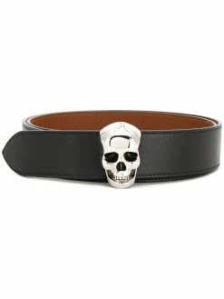 Alexander McQueen skull buckle belt