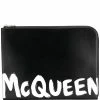 Alexander McQueen logo printed clutch