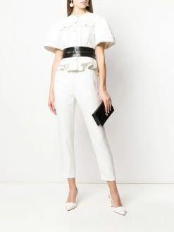 Alexander McQueen high-waist tailored trousers