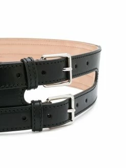 Alexander McQueen leather waist belt