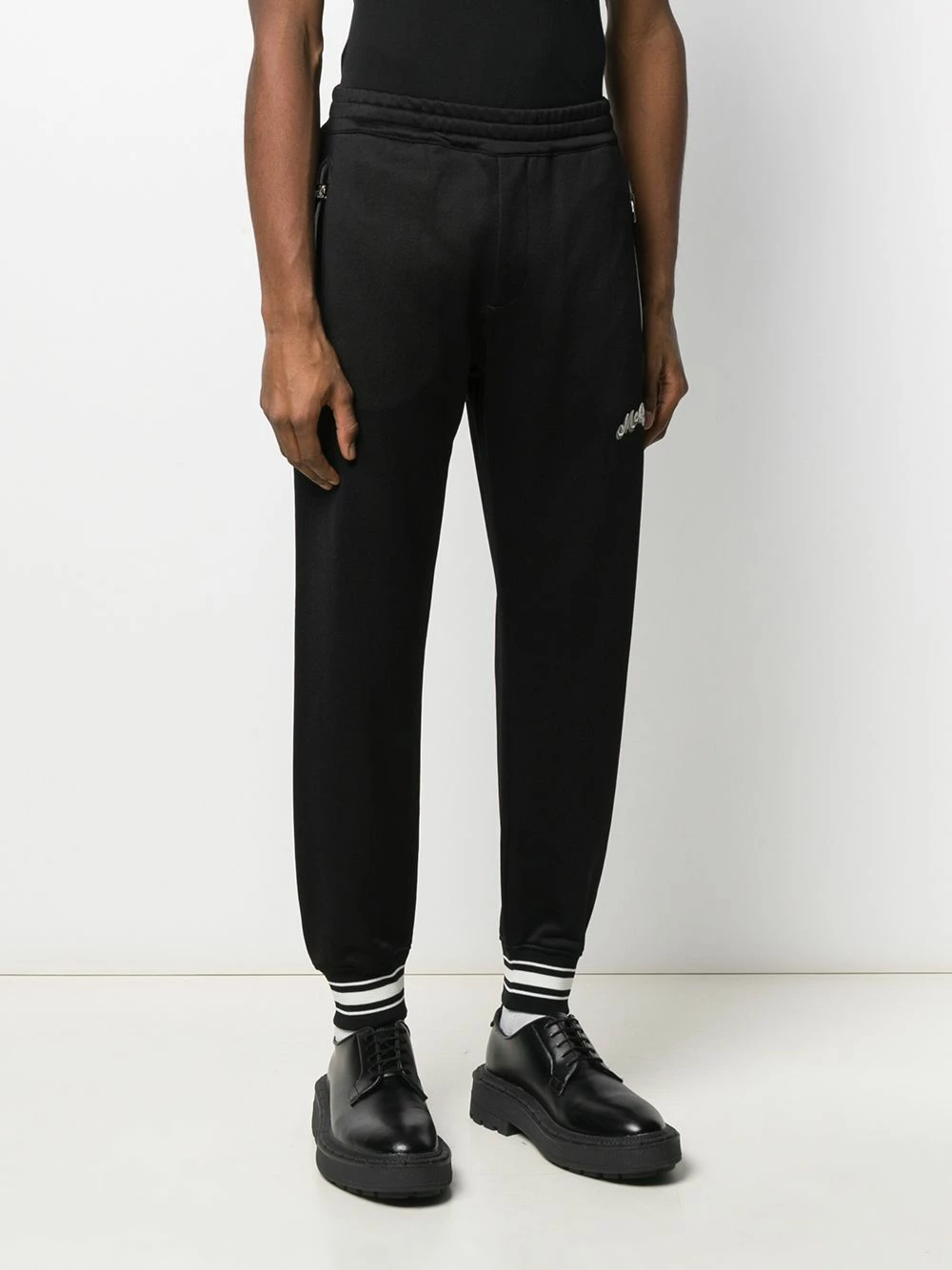Alexander McQueen Cotton blend logo sweatpants 3 Alexander McQueen cotton-blend logo sweatpants