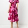 Alexander McQueen flower print tea dress
