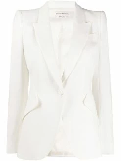 Alexander McQueen structured shoulder blazer